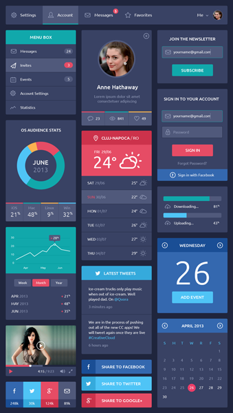 Flat Design - Windows 8